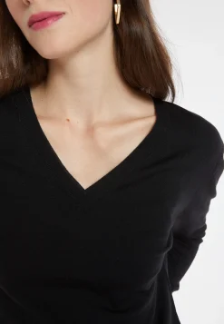 Montagut Merino wool V-neck sweater - Arya