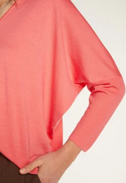 Montagut Merino wool V-neck sweater - Boxe