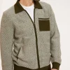 Montagut Merino wool zipped jacket - Dinesh