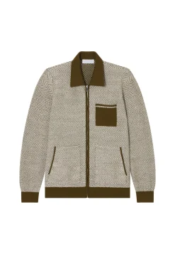 Montagut Merino wool zipped jacket - Dinesh