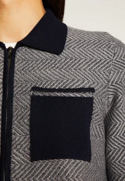 Montagut Merino wool zipped jacket - Dinesh