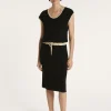 Montagut Mid-length belted dress - MEILI
