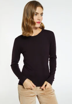 Montagut Mock turtleneck pullover made of wool - Bourse