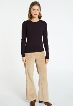 Montagut Mock turtleneck pullover made of wool - Bourse