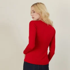 Montagut Mock turtleneck pullover made of wool - Bourse
