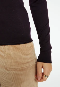 Montagut Mock turtleneck pullover made of wool - Bourse
