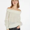 Montagut Mohair bardot sweater - Caelie