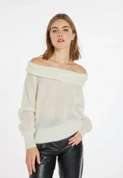 Montagut Mohair bardot sweater - Caelie