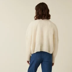 Montagut Mohair beaded ribbed cardigan - Camille