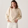 Montagut Mohair fancy stitch jumper - Camelia