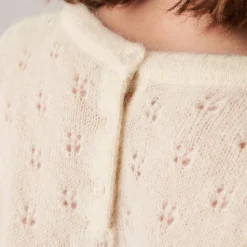 Montagut Mohair fancy stitch jumper - Camelia