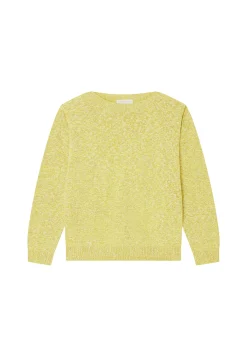 Montagut Mottled cotton sweater with boat neck - Mello