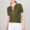 Montagut Natural silk polo neck sweater - Alya