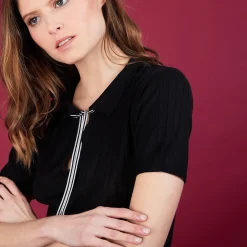 Montagut Natural silk polo neck sweater - Alya