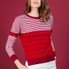 Montagut Natural silk round neck sweater - Amélia