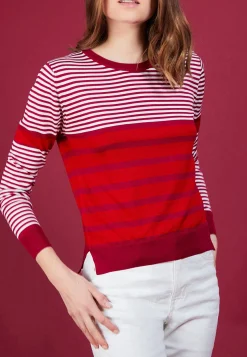 Montagut Natural silk round neck sweater - Amélia