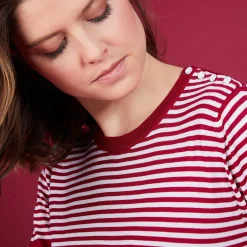 Montagut Natural silk round neck sweater - Amélia