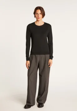 Montagut Open-back jumper made of wool and silk - Embrun