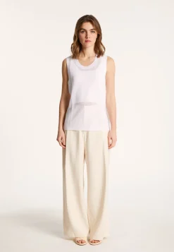 Montagut Openwork tank top in Fil Lumiere - Linda