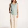 Montagut Openwork tank top in Fil Lumiere - Linda