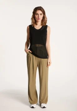 Montagut Openwork tank top in Fil Lumiere - Linda