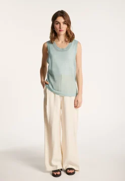 Montagut Openwork tank top in Fil Lumiere - Linda