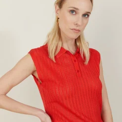 Montagut Openwork tank top in Fil Lumière - Nancy
