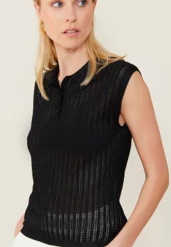 Montagut Openwork tank top in Fil Lumière - Nancy