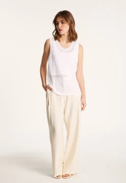 Montagut Openwork tank top in Fil Lumiere - Linda