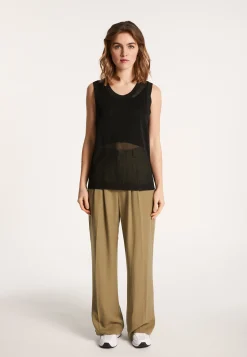 Montagut Openwork tank top in Fil Lumiere - Linda