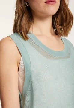 Montagut Openwork tank top in Fil Lumiere - Linda