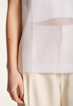 Montagut Openwork tank top in Fil Lumiere - Linda
