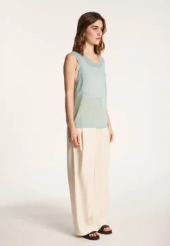 Montagut Openwork tank top in Fil Lumiere - Linda