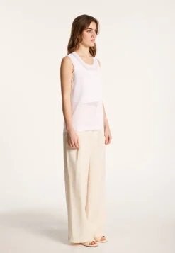 Montagut Openwork tank top in Fil Lumiere - Linda