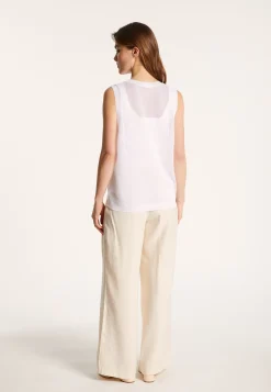 Montagut Openwork tank top in Fil Lumiere - Linda