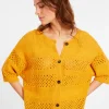 Montagut Openwork vest in cotton and linen - Maylisse