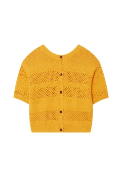 Montagut Openwork vest in cotton and linen - Maylisse