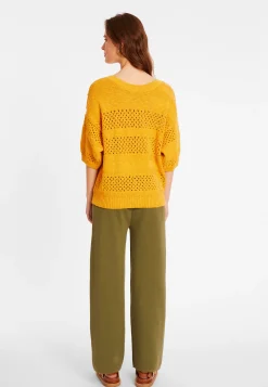 Montagut Openwork vest in cotton and linen - Maylisse