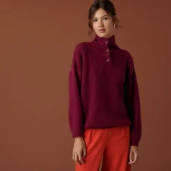 Montagut Oversized buttoned mohair sweater - Clea