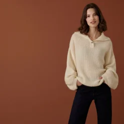 Montagut Oversized buttoned mohair sweater - Clea