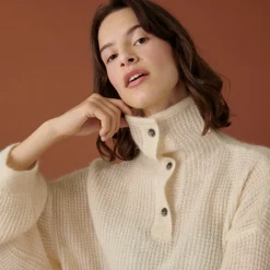 Montagut Oversized buttoned mohair sweater - Clea
