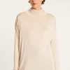 Montagut Oversized cashmere bamboo turtleneck jumper - Heva