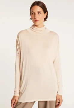 Montagut Oversized cashmere bamboo turtleneck jumper - Heva