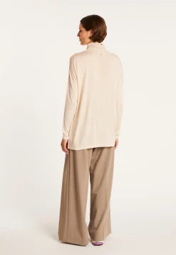 Montagut Oversized cashmere bamboo turtleneck jumper - Heva