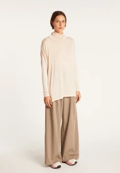 Montagut Oversized cashmere bamboo turtleneck jumper - Heva