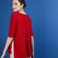 Montagut Oversized flamed linen T-shirt - Batalya