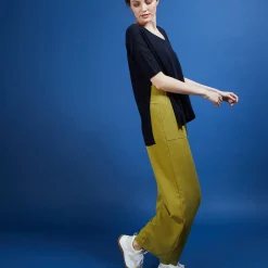 Montagut Oversized flamed linen T-shirt - Batalya