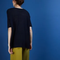 Montagut Oversized flamed linen T-shirt - Batalya