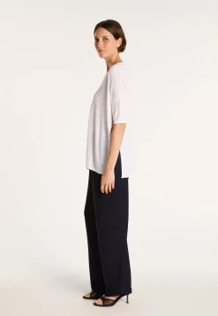 Montagut Oversized flamed linen T-shirt - Batalya