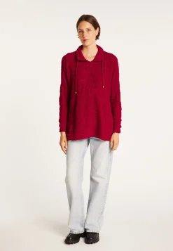 Montagut Oversized jumper with lacing - Semya